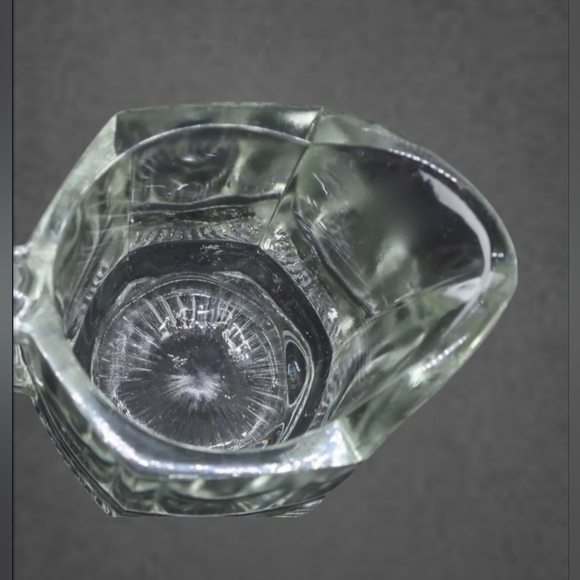 VINTAGE INDIANA COLONIAL PEERLESS PANEL GLASS CREAMER, SUGAR & BUTTER SET - Picture 6 of 8